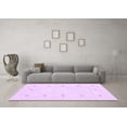thumbnail image 3 of Ahgly Company Indoor Rectangle Solid Purple Modern Area Rugs, 2' x 4', 3 of 4