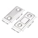 thumbnail image 2 of Ganchos magnéticos delgados de Uxcell, metal niquelado, tono plateado, 2 paquetes, 2 of 6
