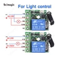 thumbnail image 4 of 433Mhz DC 24V 1CH Relay Wireless Remote Control Switch Receiver Module Transmitter For Smart Home Garage Door Gate Diy ,Easy to Use, 4 of 6