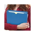 thumbnail image 6 of Smead Colored File Jackets with Reinforced Double-Ply Tab Letter 11 Pt Blue 50/Box 75562, 6 of 7