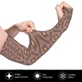thumbnail image 3 of PAYOHTO Women Men Gardening Sleeves with Thumb Hole, Sun Protection Cooling Arm Sleeves for Farm Work Sports Coffee Coloured Flowers, 3 of 8