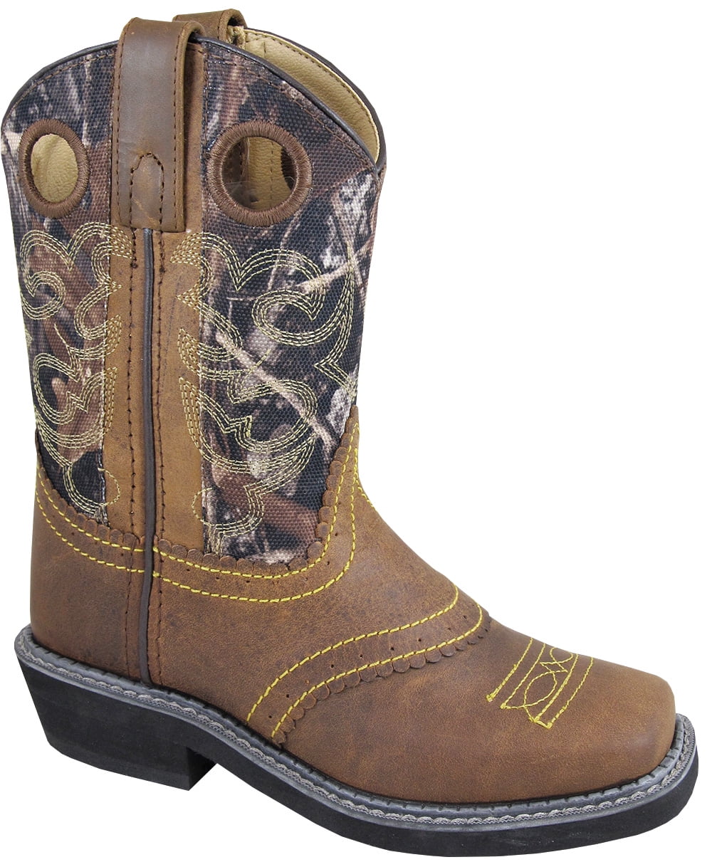 camo square toe boots