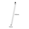 thumbnail image 3 of Stylus Pen para pantallas táctiles 2 en 1 Puntas de goma Stylus capacitivo (Plata), 3 of 6