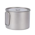 thumbnail image 1 of Pot de Camping Ti Pot de Randonnée avec Couvercle et Poignées Pliantes pour Camping Randonnée, 1 of 7