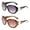 2 Pack Black & Tortoise, variant on Designer Inspired Fashion Large Frame Sunglasses with UV Protection for Women