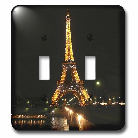 3dRose, Eiffel Tower, double toggle switch