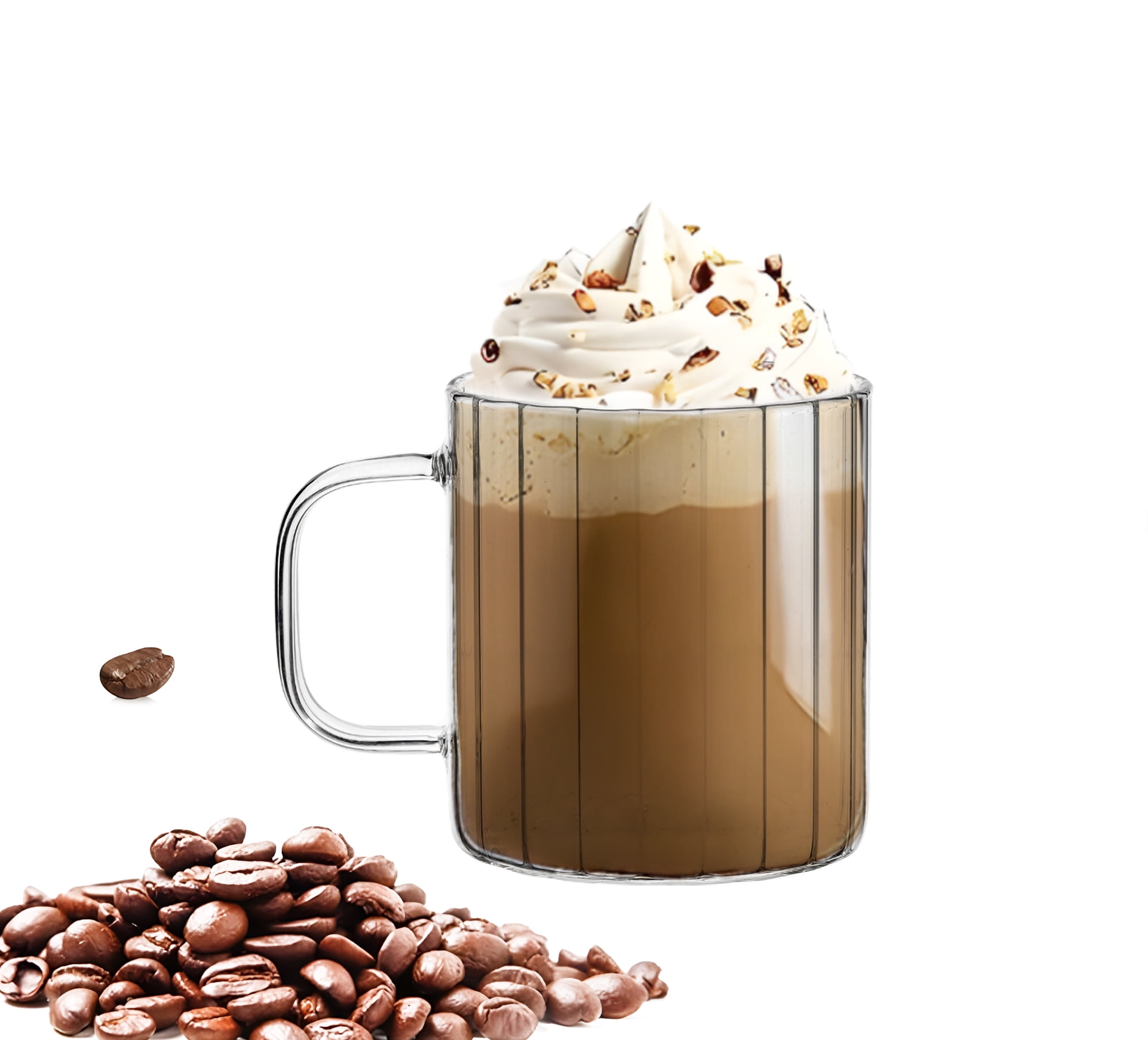 Mainstays Tasse en verre Rib 18oz