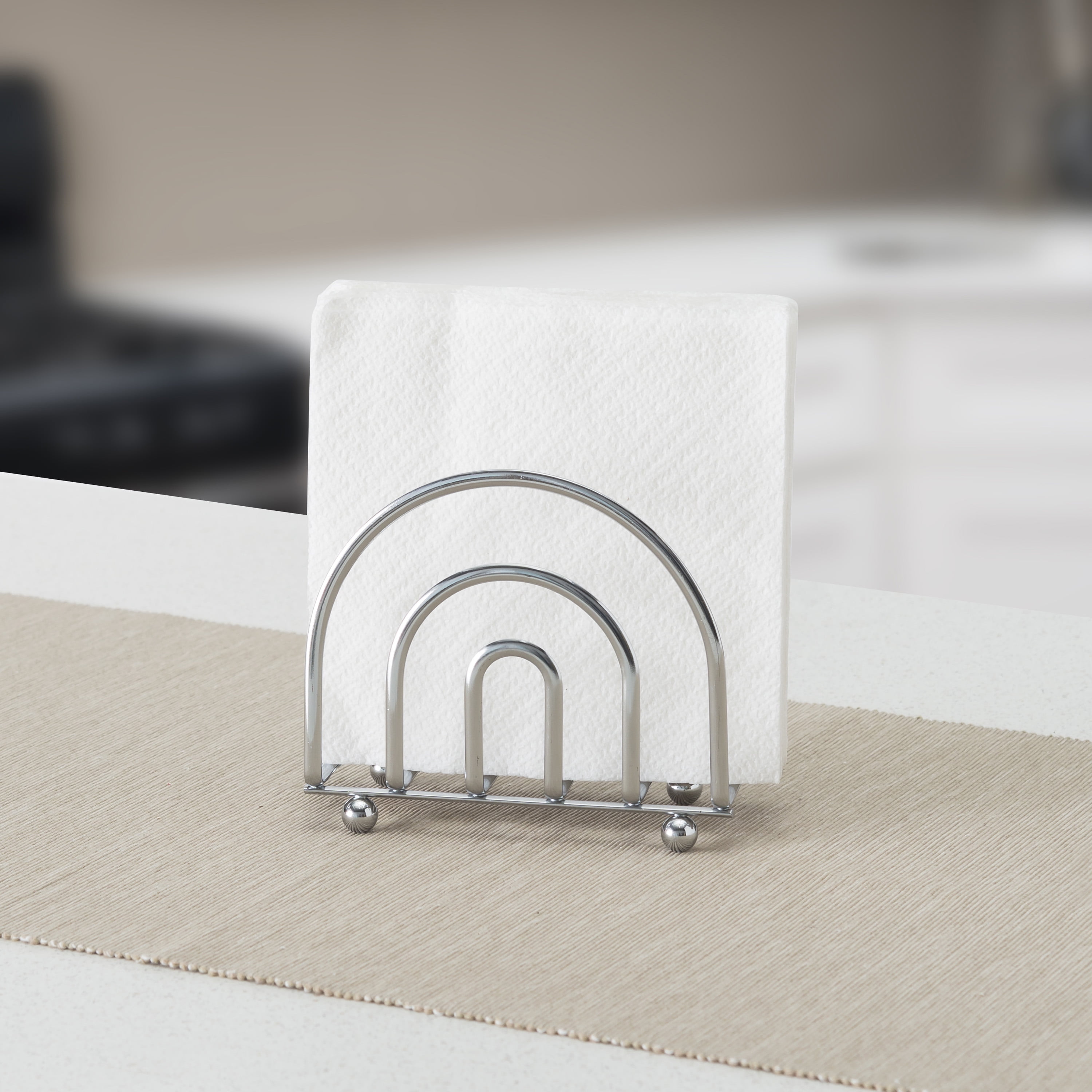 Home Basics Steel Flat Wire Collection Napkin Holder