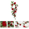 thumbnail image 4 of Shisuyan Artificial Rose Cane Tube Green Plastic 1Set 7.1x3.9in, 4 of 8