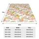 thumbnail image 3 of Balery Tropical Pink Flamingo Pineapple Manta de Felpa Suave y Acogedora – Cobija de Franela Aterciopelada para Cama, Lavable y Cálida para Sofá, Mascotas, Transpirable-40"x30", 3 of 7