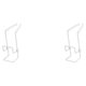 thumbnail image 2 of Grifo de agua extraíble Injueey con soporte de esponja de limpieza Blanco 2Conjunto, 2 of 6