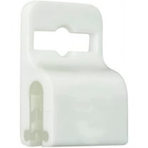 White Gripper Card Holder Clamp - Holds Standard Credit Card Size (Max 30 Mil Thick) - Badge Holder for Work I'd, Smart Card, CAC, Chip or Swipe Access Card - Secure Grip by Specialist ID