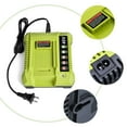 thumbnail image 2 of 40V Charger Replacement for Ryobi 40V Battery Charger, OP401 Charger Compatible with Ryobi 40V Lithium Battery OP4040 OP4050 OP4050A OP40601 OP4026 OP4015 OP4030 Charger, 2 of 8