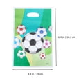 thumbnail image 2 of HINTRMENT 25*6.4Inch Green Soccer Present Bags for Kids Birthday Party Holding Candy and Treats 100Pcs, 2 of 5