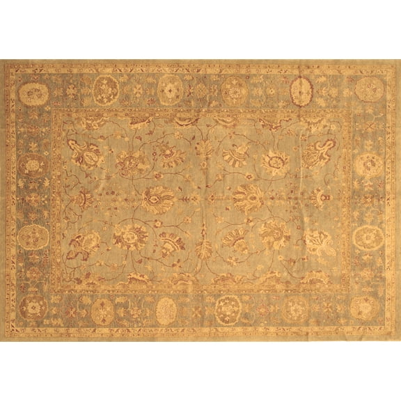 Ahgly Company Indoor Rectangle Oriental Brown Traditional Area Rugs, 5' x 7'
