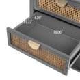 thumbnail image 6 of UBesGoo Night Stands for Bedroom with 2 Drawer, Bedside End Tables with Storage Shelf,Gray, 6 of 15