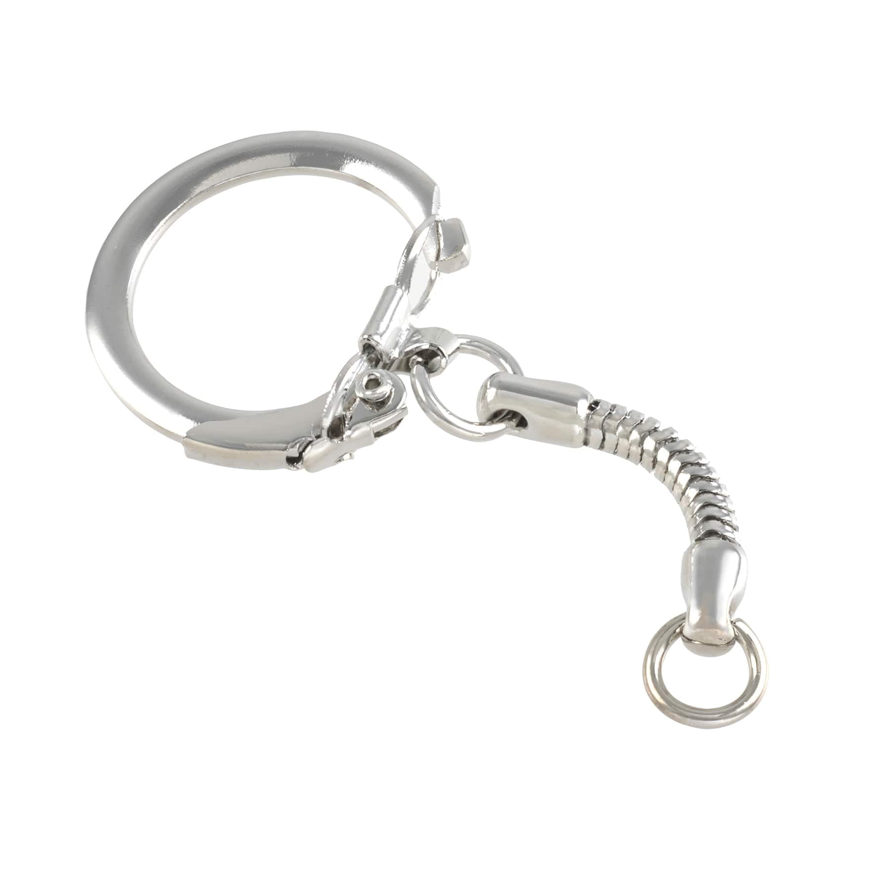 MICHAELS Bulk 12 Packs 12 ct. (144 total) Rhodium Snake Keychains by