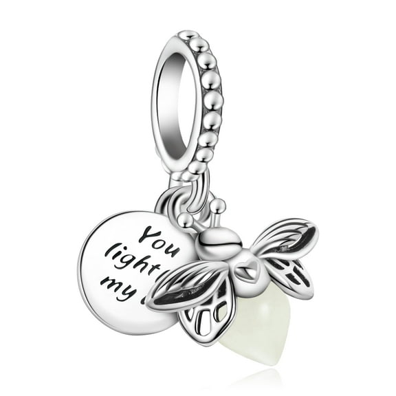 ROSIANNA 925 Sterling Silver Firefly Pendant Bracelet Women's Bracelet Accessory