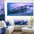 thumbnail image 1 of Blue Slow Motion Sea Waves - Modern Seascape Canvas Artwork, 1 of 3