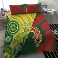 thumbnail image 4 of Custom Bangladesh And Australia Cricket Bedding Set Kangaroo Tiger Together, 4 of 7