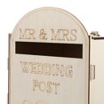 thumbnail image 4 of Boîte aux Lettres en Bois de Mariage Rustique Porte-Cadeaux Ornements Artisanaux Fournitures de Mariage (avec une Clé), 4 of 7
