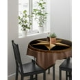 thumbnail image 3 of Square/Round Tablecloth 54x54inch, Western Texas Star, Vinyl Table Covers Waterproof Oilcloth Table Cloth Linens, Decorative Farmhouse Tablecloths for Outdoor Dining Wedding Party Camping, Rustic Wood, 3 of 6