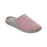 Dearfoams Womens Stephanie Knit Closed Toe Scuff Slippers