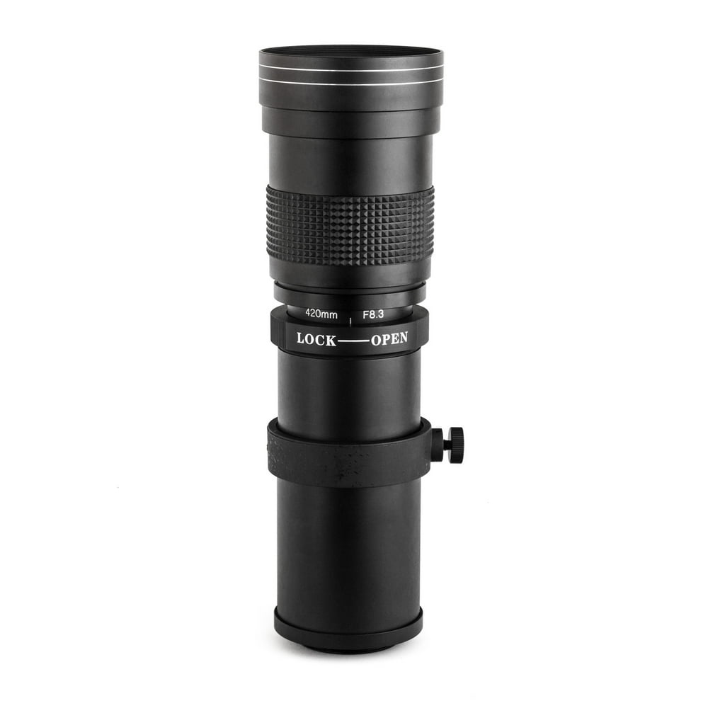 Opteka 420800mm f/8.3 HD Telephoto Zoom Lens for Canon EOSM M100, M10