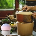 thumbnail image 3 of Temporizador mecánico de cocina, bonito temporizador con forma de hongo para niños, temporizador manual de cuenta regresiva de 60 minutos para aula, hogar, estudio y cocina, 3 of 5