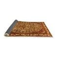 thumbnail image 2 of Ahgly Company Indoor Round Oriental Orange Industrial Area Rugs, 7' Round, 2 of 4