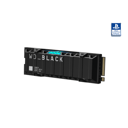 WD - BLACK SN850 1TB Internal SSD PCIe Gen 4 x4 Officially Licensed for PS5 with Heatsink