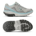 thumbnail image 2 of Gravity Defyer Women's Mighty Walk Gdefy TB9024FGU Grey Aqua Sneaker - Medium - Wide, 2 of 9