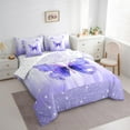 thumbnail image 3 of Castle Fairy Butterfly Glitter Splash 7-Piece Full Bedding Set, 3 of 8