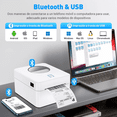 thumbnail image 2 of Impresora Térmica de Envío Etiqueta Adhesiva USB 25-104m BLOOSOM, 2 of 4