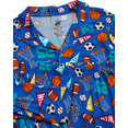 thumbnail image 6 of Beverly Hills Polo Club Boys Pajama Set Lightweight Button Down Long Sleeve Pajamas and Pajama Pants, 6 of 7