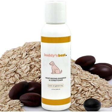 Buddy’s Best Travel-Size Dog Shampoo and Conditioner Moisturizing Shampoo, Unscented, 4 fl oz