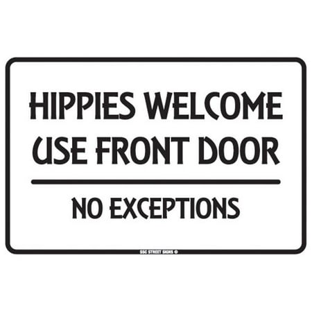 Seaweed Surf Co AA109 Hippies Welcome signs