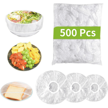 Elastic Food Storage Covers,500Pcs Fresh Keeping Bags,for Kitchen Bowl,Plate or Fruit