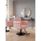 thumbnail image 2 of Yeshouse Silla de barbero hidráulica, silla de peluquería giratoria con bloqueo de 330 libras y asiento de cuero PU de altura ajustable para uso en salón y hogar, 2 of 5