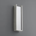 thumbnail image 3 of 12 Inch 10.1W 120V 1 Led Wall Sconce-Polished Nickel Finish-Matte White Shade Color Oxygen Lighting 3-545-20, 3 of 3