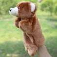 thumbnail image 5 of Lindo animal muñeca actividades familiares bebé marioneta de mano marioneta de mano - amigos del zoológico animales marionetas educativas oso-, 5 of 5