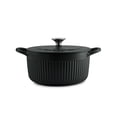 thumbnail image 3 of Tramontina Mesa 3.5 Qt Enameled Cast Iron Dutch Oven Black, 3 of 12