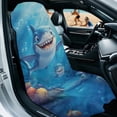 thumbnail image 3 of XYZCANDO Shark Pattern Non-Slip Car Seat Cover Towel for Gym Workout Travel, Lightweight Sweatproof Car Seat Towel Cover, 3 of 11