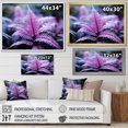 thumbnail image 4 of Designart "Purple Ferns Plant delicate Whispers I" Floral Floater Framed Wall Art Print, 4 of 7