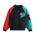 thumbnail image 4 of Hotiary Spring and Autumn Toddler Kids Boys’ Baseball Suit Children's Casual Coat Dinosaur Jacket with 1-7 Years Old Boys, 4 of 5