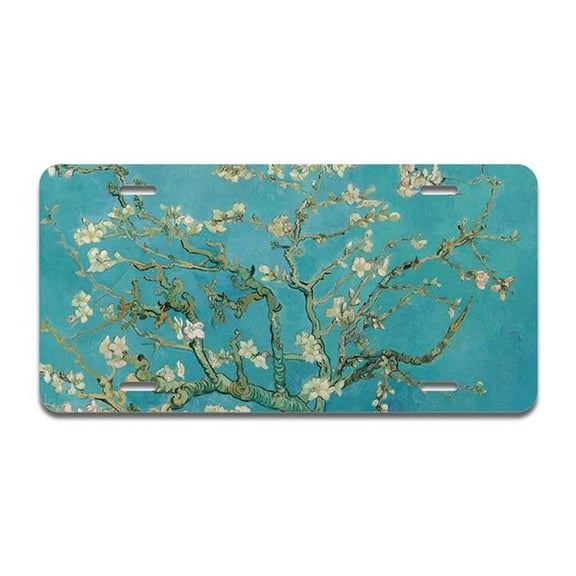 SignMission A-LP-03-09 Almond Blossom Aluminum License Plate