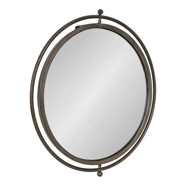 Laurel Baron Rustic Pivot Mirror, Rustic Iron Framed Mirrors