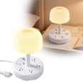 thumbnail image 1 of BotaniNest Functional Power Strip With Desk Lamp – USB Charging Ports Adjustable Night Light Surge Protector Charging Station For Home & Dorm Compact Design, 1 of 7