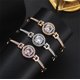 thumbnail image 2 of Brazalete de joyería Brazalete versátil para mujer Brazalete de diamantes con destellos de temperamento simple Joyas de brazalete de circón - Oro rosa Sincero Electrónica, 2 of 5