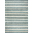 thumbnail image 2 of Nourison Positano Indoor/Outdoor Aqua Ivory 8' x 10' Area Rug (8x10), 2 of 9